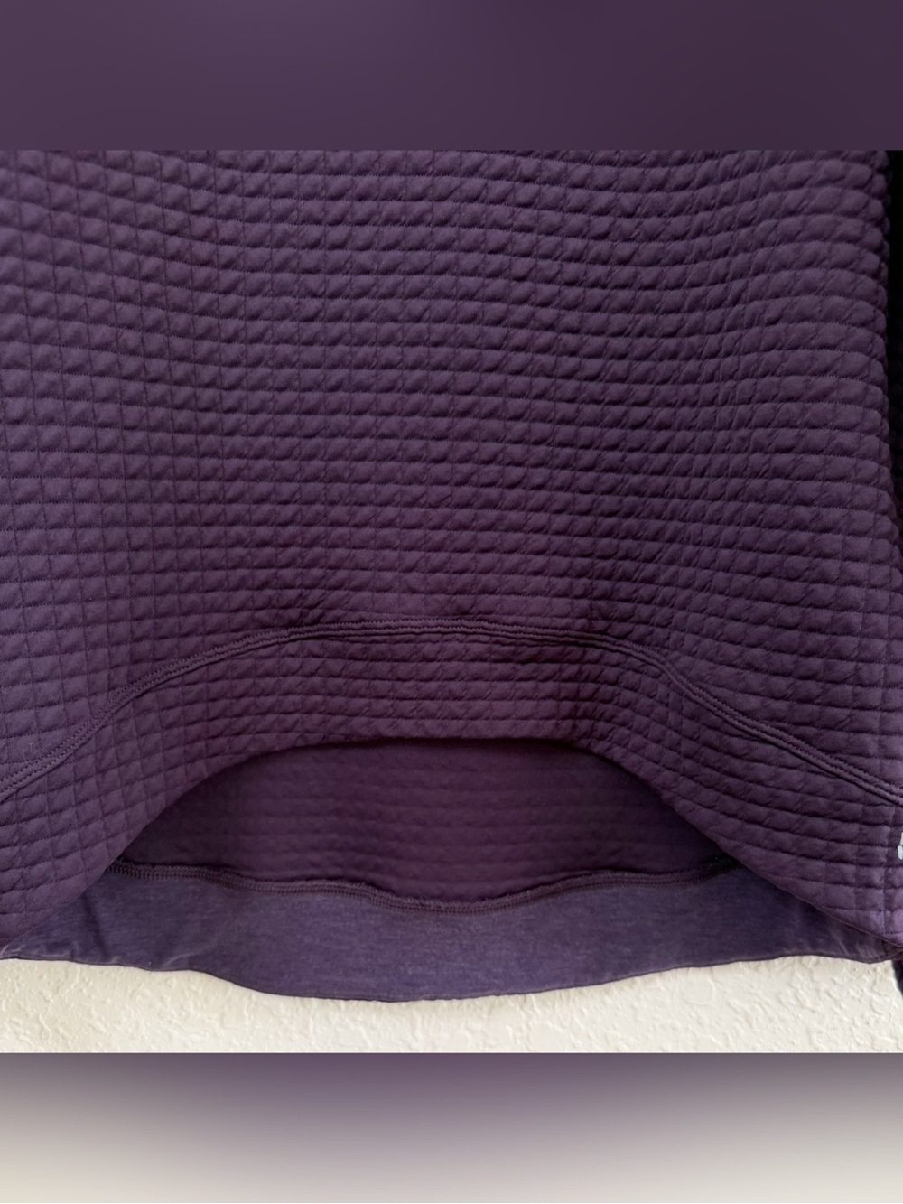 Nobull Quilted Textured Purple Crewneck Pullover Sweatshirt - S - Picture 4 of 11